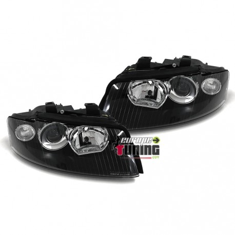 PHARES FEUX AVANTS NOIRS AUDI A4 B6/8E AU XENON (04497)