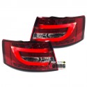 FEUX CELIS LED ROUGES CLAIRS AUDI A6 C6 4F BERLINE SANS LED D'ORIGINE 2004-2008 (06179)