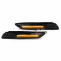 REPETITEURS CLIGNOTANTS NOIRS LED ET VEILLEUSES BMW E60 E81 E82 E87 E88 E90 E92 (06181)