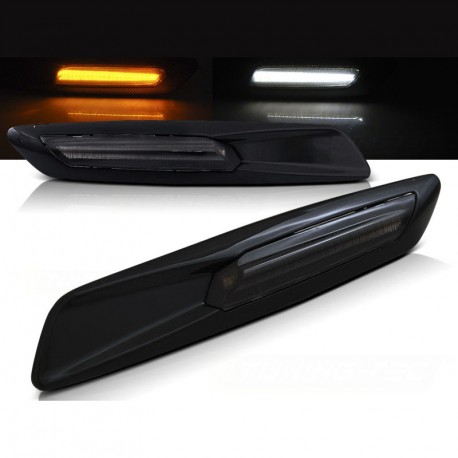 REPETITEURS CLIGNOTANTS NOIRS LED ET VEILLEUSES BMW E60 E81 E82 E87 E88 E90 E92 (06181)