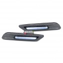 REPETITEURS CLIGNOTANTS CARBONE LED ET VEILLEUSES BMW E60 E81 E82 E87 E88 E90 E92 (06183)