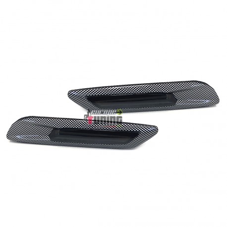 REPETITEURS CLIGNOTANTS CARBONE LED ET VEILLEUSES BMW E60 E81 E82 E87 E88 E90 E92 (06183)