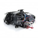 PHARES AVANTS NOIRS FEUX DE JOUR LED AUDI A4 B8 2007-2011 (06185)
