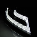 PHARES AVANTS NOIRS FEUX DE JOUR LED AUDI A4 B8 2007-2011 (06185)