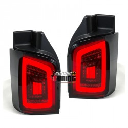 FEUX NOIRS CELIS AVEC CLIGNOTANTS LEDS DYNAMIQUES POUR VW T5 A PORTES BATTANTES (04849)
