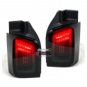FEUX NOIRS CELIS AVEC CLIGNOTANTS LEDS DYNAMIQUES POUR VW T5 A PORTES BATTANTES (04849)