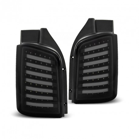 FEUX NOIRS FULL LED VW T5 BUS TRANSPORTEUR COFFRE 2 PORTES 2003-2015 (06190)