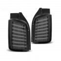 FEUX NOIRS FULL LED VW T5 BUS TRANSPORTEUR COFFRE 2 PORTES 2003-2015 (06190)