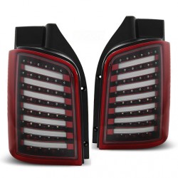 FEUX NOIRS FULL LED VW T5 BUS TRANSPORTEUR COFFRE 2 PORTES 2003-2015 (06190)