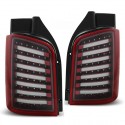 FEUX NOIRS FULL LED VW T5 BUS TRANSPORTEUR COFFRE 2 PORTES 2003-2015 (06190)