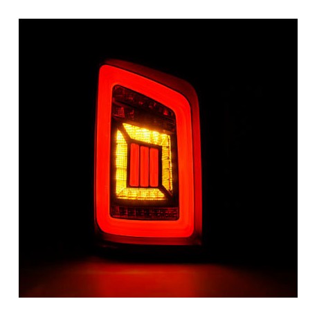 FEUX ROUGES NOIRS CELIS A LEDS DYNAMIQUES POUR VW T5 DOUBLE PORTE (04911)