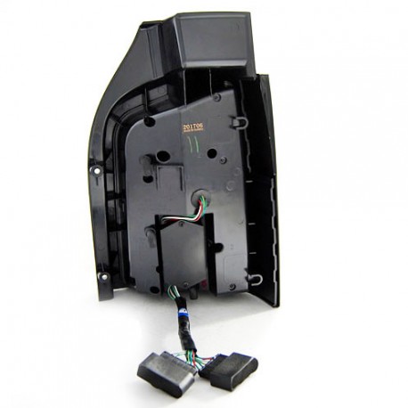 FEUX ROUGES NOIRS CELIS A LEDS DYNAMIQUES POUR VW T5 DOUBLE PORTE (04911)