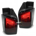FEUX ROUGES NOIRS CELIS A LEDS DYNAMIQUES POUR VW T5 DOUBLE PORTE (04911)