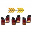 FEUX ROUGES CLAIRS LEDS SEQUENTIELS DYNAMIQUES VW T5 DOUBLE PORTE PH2 (05636)