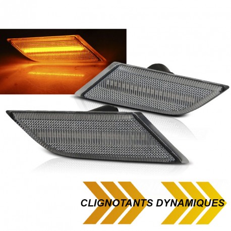 REPETITEURS NOIRS CLIGNOTANTS D'AILES LED DYNAMIQUE VW T6 2019- (06199)