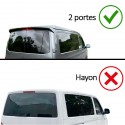 FEUX ROUGES NOIRS LEDS DYNAMIQUES VW T5 BUS TRANSPORTEUR COFFRE 2 PORTES 2003-2009 (06188)