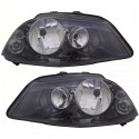 PHARES AVANTS FEUX NOIRS SEAT IBIZA III 6L 2007-2008 H3/H7 (01211)
