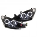 PHARES ANGEL EYES NOIRS PEUGEOT 307 ELECTRIQUES (03320)