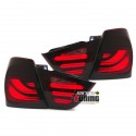 FEUX ROUGES FUMES LED BANDES CELIS BMW SERIE 3 E90 BERLINE PHASE 2 2009-2012 (04624)