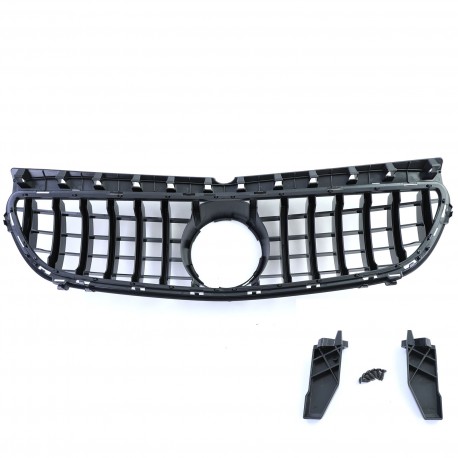 CALANDRE AMG GT R NOIRE CHROMEE MERCEDES CLASSE B W246 2014-2018 (06214)