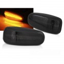 CLIGNOTANTS D AILES NOIRS REPETITEURS LED MERCEDES W202 W210 CLK SLK VITO (06217)