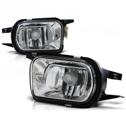 ANTI BROUILLARD LISSES MERCEDES NOIRS W203 W209 (03560)