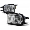 ANTI BROUILLARD LISSES MERCEDES NOIRS W203 W209 (03560)