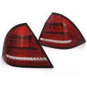 FEUX ROUGES FUMES FULL LED ET DYNAMIQUES MERCEDES CLASSE C W203 BERLINE 2000-2004 (06218)