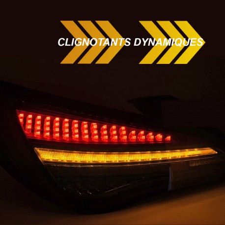 FEUX NOIRS FUMES FULL LED ET DYNAMIQUES MERCEDES CLA C117 2013-2016 OEM AMPOULES (06225)