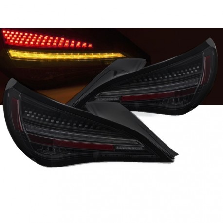 FEUX NOIRS FUMES FULL LED ET DYNAMIQUES MERCEDES CLA C117 2013-2016 OEM AMPOULES (06225)