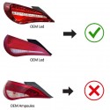 FEUX NOIRS FUMES FULL LED ET DYNAMIQUES MERCEDES CLA C117 2013-2016 OEM AMPOULES (06225)