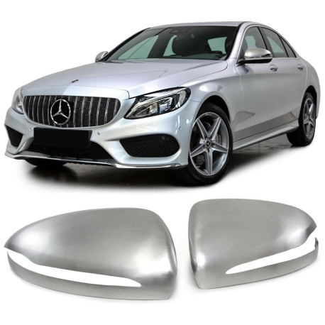 2 COQUES METAL LOOK CARBONE COUVRE RETROVISEURS VOLKSWAGEN T5 T6 (04316)