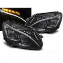 PHARES AVEC FEUX DE JOUR LED MERCEDES CLASSE C W205 2014-2018 (06240)