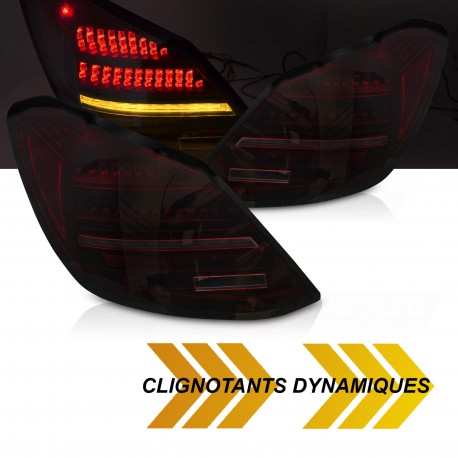 FEUX ROUGES NOIRS FULL LED DYNAMIQUES MERCEDES CLASSE C W205 2014-2021 OEM LED (06243)