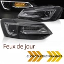 PHARES FEUX DE JOUR ET CLIGNOTANTS LED DYNAMIQUES VW VOLKSWAGEN POLO V 2009-2017 (06249)