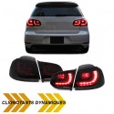 FEUX ROUGES FUMES FULL LED DYNAMIQUES VW GOLF 6 2008-2013 (06252)