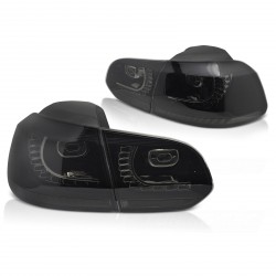 FEUX ROUGES FUMES FULL LED DYNAMIQUES VW GOLF 6 2008-2013 (06252)