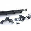 DIFFUSEUR NOIR AVEC DOUBLES SORTIES MERCEDES CLA C117 & X117 PH2 2016-2019 AMG (06259)