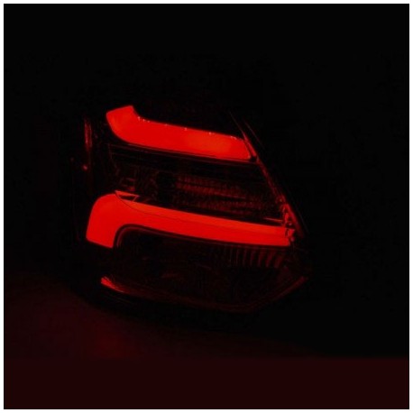 FEUX ARRIERES ROUGES CLAIRS LED BAR ET CLIGNOTANTS DYNAMIQUES FORD FOCUS 3 2011-2014 (06270)