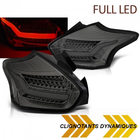 FEUX ROUGES FULL LED ET DYNAMIQUES FORD FOCUS 3 2015-2018 PH2 (06274)
