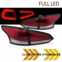 FEUX ROUGES CLAIRS FULL LED ET DYNAMIQUES FORD FOCUS 3 SW BREAK 11-18 (06277)