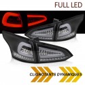 FEUX ROUGES CLAIRS FULL LED ET DYNAMIQUES FORD FOCUS 3 SW BREAK 11-18 (06277)