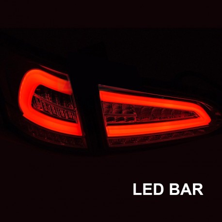 FEUX ROUGES CLAIRS FULL LED ET DYNAMIQUES FORD FOCUS 3 SW BREAK 11-18 (06277)