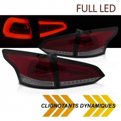 FEUX ROUGES CLAIRS FULL LED ET DYNAMIQUES FORD FOCUS 3 SW BREAK 11-18 (06277)
