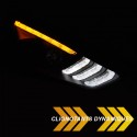PHARES NOIRS FEUX DE JOUR LED CLIGNOTANTS DYNAMIQUES FORD FOCUS 3 2015-2018 (06284)