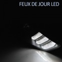 PHARES NOIRS FEUX DE JOUR LED CLIGNOTANTS DYNAMIQUES FORD FOCUS 3 2015-2018 (06284)