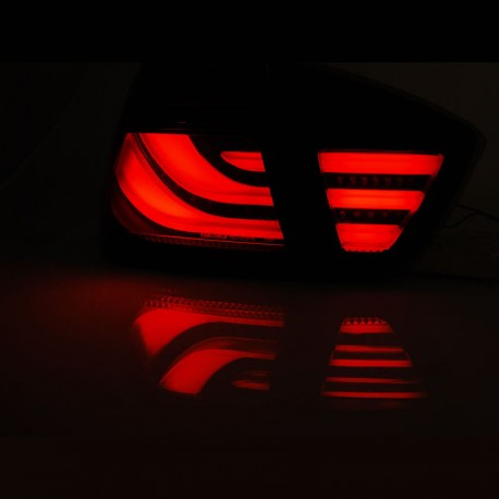 FEUX FUMES NOIRS LED BAR BMW SERIE 3 E90 BERLINE 2005-2008 (06288)