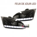 DRL PHARES DIURNES NOIRS FOCUS 04-08 (02931)