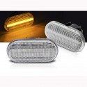 CLIGNOTANTS REPETITEURS SEQUENTIELS LED NOIRS DACIA DUSTER - RENAULT CLIO MEGANE TWINGO ...(05510)
