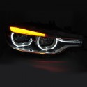 PHARES NOIRS FULL LED 3D BMW SERIE 3 F30 F31 2011-2015 (06298)